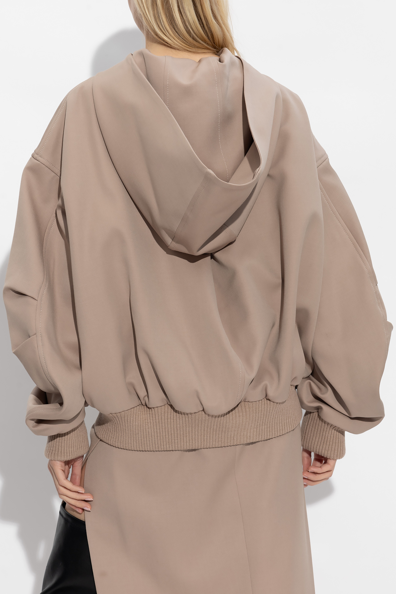 Beige Wool bomber jacket The Attico - Thom Browne 4-Bar